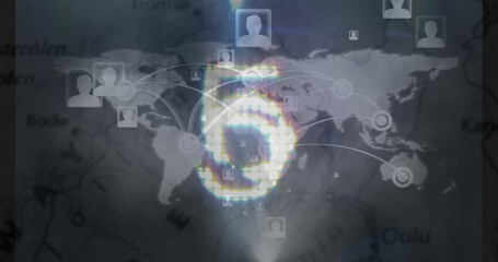 Countdown against grey background 4k