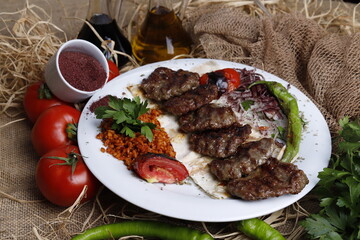 meatballs with vegetables