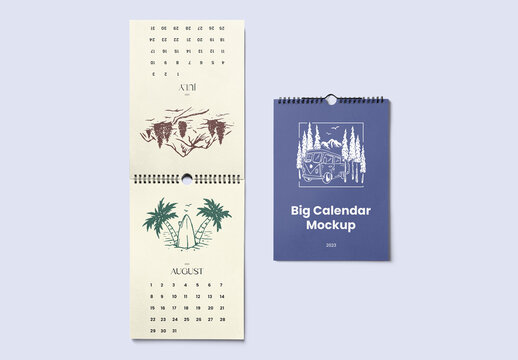 Big Calendar Mockups