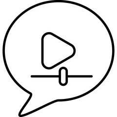 Video Message Icon