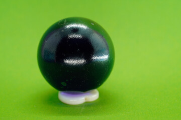 green background with crystal quartz crystals is a  beautiful background