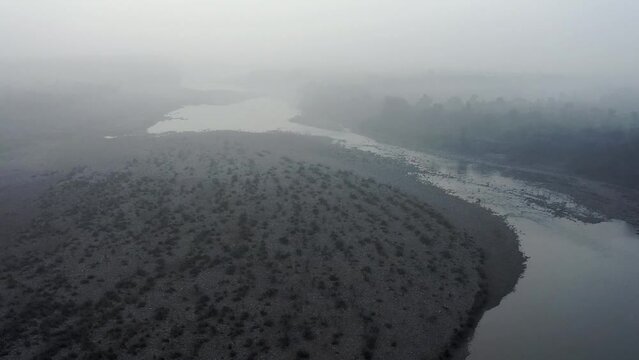 Kuno river at Kuno National Park in Madhya Pradesh, India