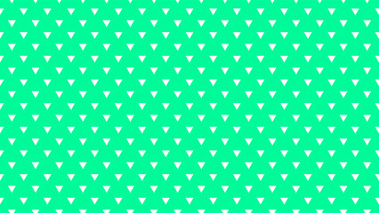 white colour triangles pattern over medium spring green useful as a background