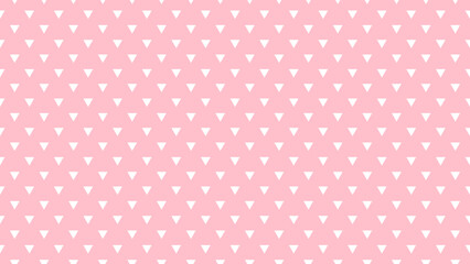 white colour triangles pattern over pink useful as a background