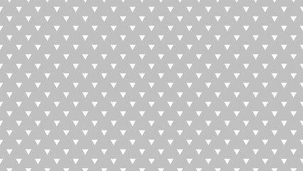 white colour triangles pattern over silver grey useful as a background