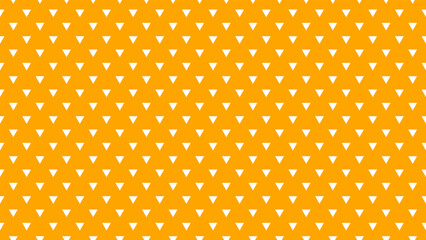 white colour triangles pattern over orange useful as a background