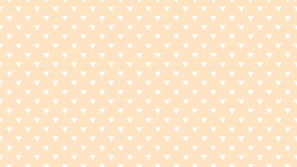 white colour triangles pattern over bisque brown useful as a background