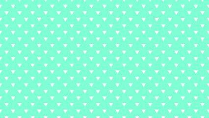 white colour triangles pattern over aquamarine cyan useful as a background