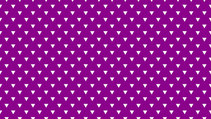 white colour triangles pattern over dark magenta purple useful as a background
