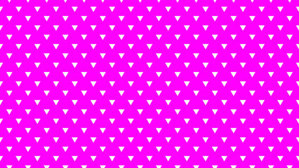 white colour triangles pattern over fuchsia purple useful as a background