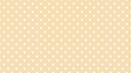 white colour triangles pattern over wheat brown useful as a background