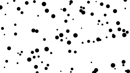 dalmatian dog fur pattern black dots over white useful as a background - obrazy, fototapety, plakaty