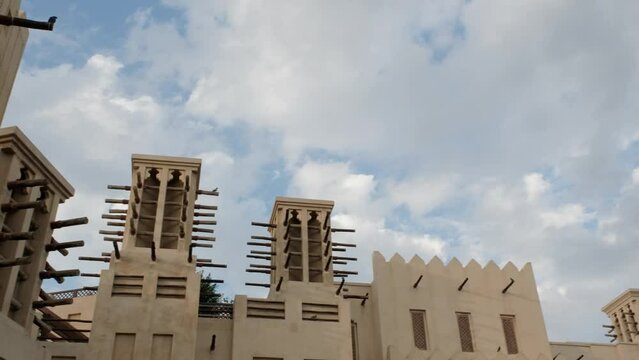 Street view of a luxury residential area in Dubai.