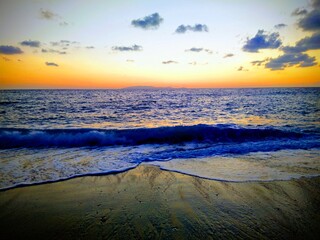 Fototapeta premium sunrise over the sea