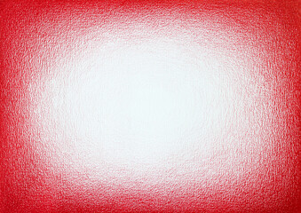 Hand drawn red painted gradient frame on white paper texture background. Use Canson Fine Face Paper 100 Pounds A5 with Red 31 Renaissance Artists' Coloured Pencil