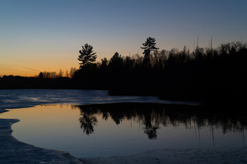 Porridge Lake Sunset