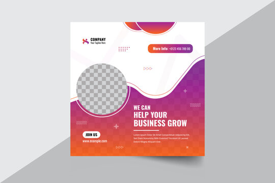 Social Media Instagram Post Template