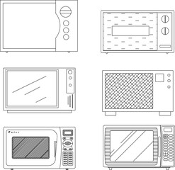 Vintage toaster oven illustration vector sketch