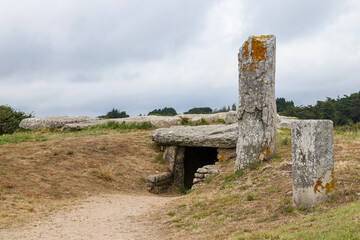 Dolmen Pierres Plates - famous megalithic monument