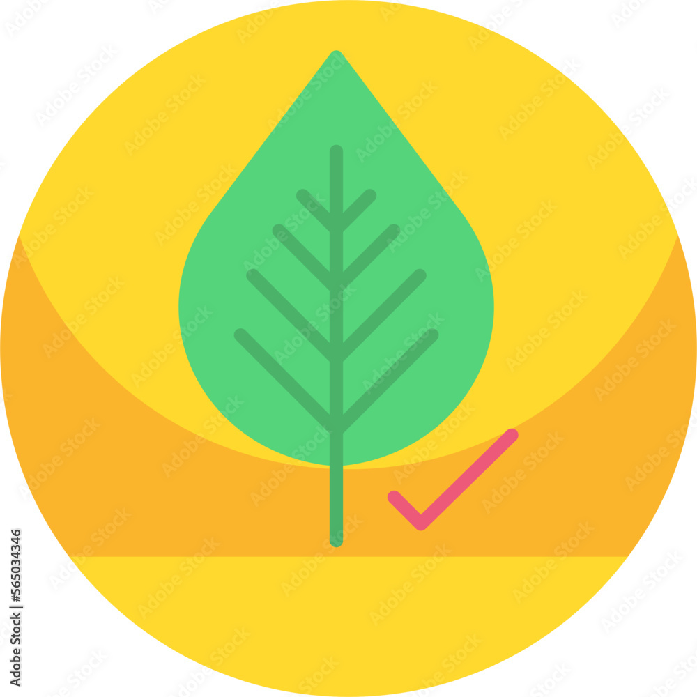 Poster natural foods icon