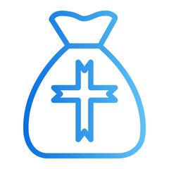 Obraz premium money gradient icon