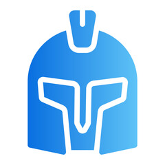 helmet gradient icon