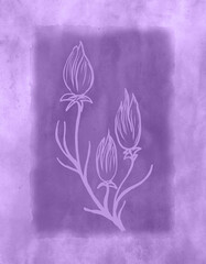 Minimal foliage - digital painting © neurostructure