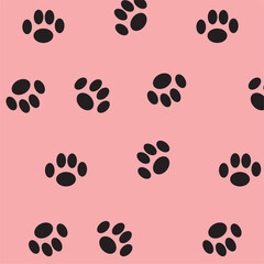 seamless pattern with cats