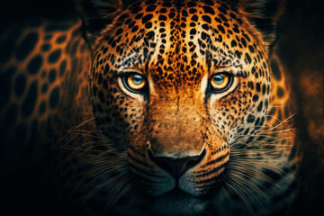Fototapeta na wymiar image of a majestic leopard, captured in its natural habitat