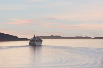 Obraz premium boat on the sea