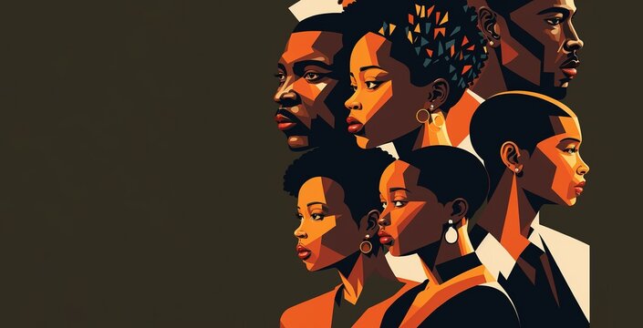Black history month illustraton generative ai