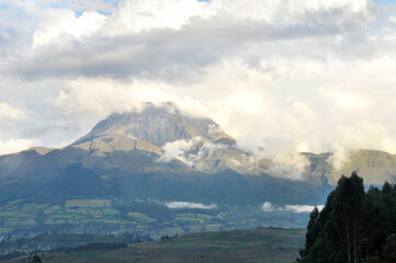 Imbabura volcano in Ecuador