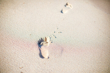 Ślady na piasku
