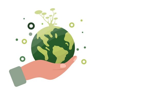 earth day animation motion graphic design for environment ozone and earth day event 4k ecology earth day motion graphic animation