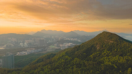 A landscape of High Junk Peak trail, hk