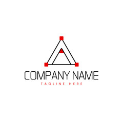 Pencil logo for company vector logo design