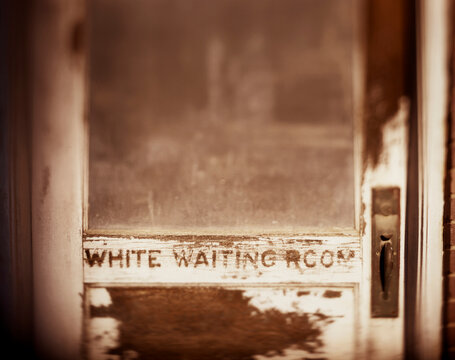 A Retired Train Station Still Holds Signs To The Segregation Of The Past With Separate Waiting Rooms.