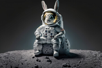Bunny Rabbit Astronaut - AI Gererative