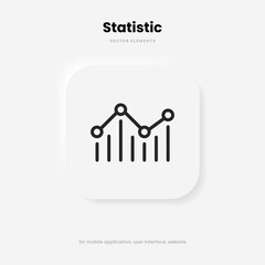 Statistic icon. 3d financial analysis stats icon. Growing graph. Business chart symbol. Growths chart collection. Progress bar. Bar diagram. Growth success arrow icon. Progress symbol. Chart increase.
