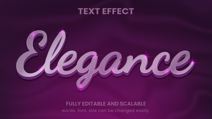 luxury elegant modern graphic style editable text effect