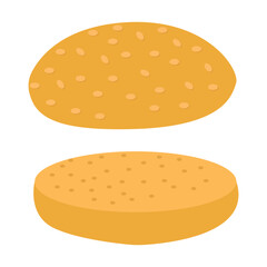 Biscuits icon in isometric 3d style on a white background