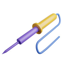 Soldering 3D Illustration