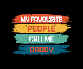 Retro Vintage t-shirt design. Best daddy t-shirt design.
