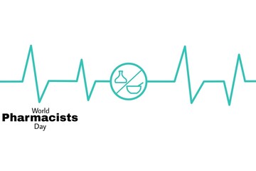 World pharmacists day concept banner
