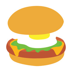 Hamburger icon in isometric 3d style on a white background