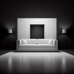 Diseño salon y sofa color 24