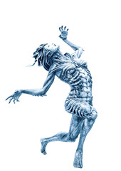 alien queen crouching