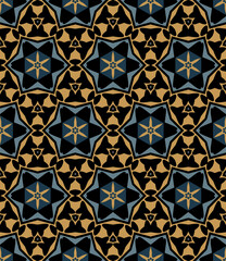 Abstract tileable geometric pattern. A seamless background, vintage texture.	