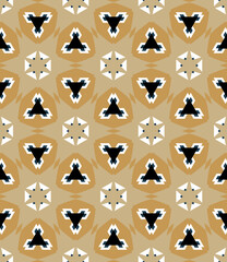 Abstract tileable geometric pattern. A seamless background, vintage texture.	