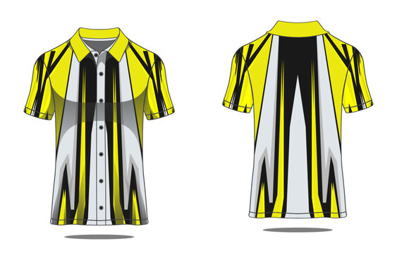 jersey polo uniform template